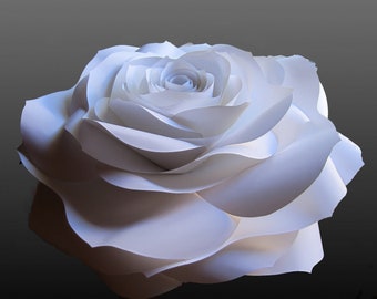 Giant Paper Flower for ordering by the piece, Paper Roses, Nursery Wall Decor, Wedding Backdrop