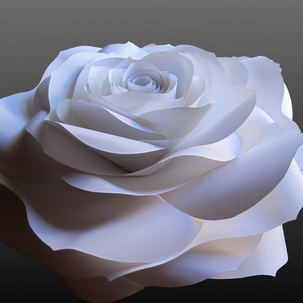 Giant Paper Flower for ordering by the piece, Paper Roses, Nursery Wall Decor, Wedding Backdrop