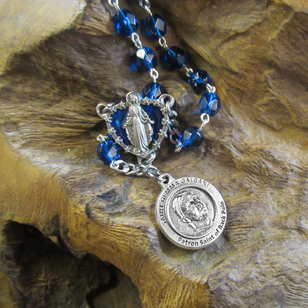 Saint Gemma Galgani Chaplet Patron Saint of Back Pain Pope Etsy