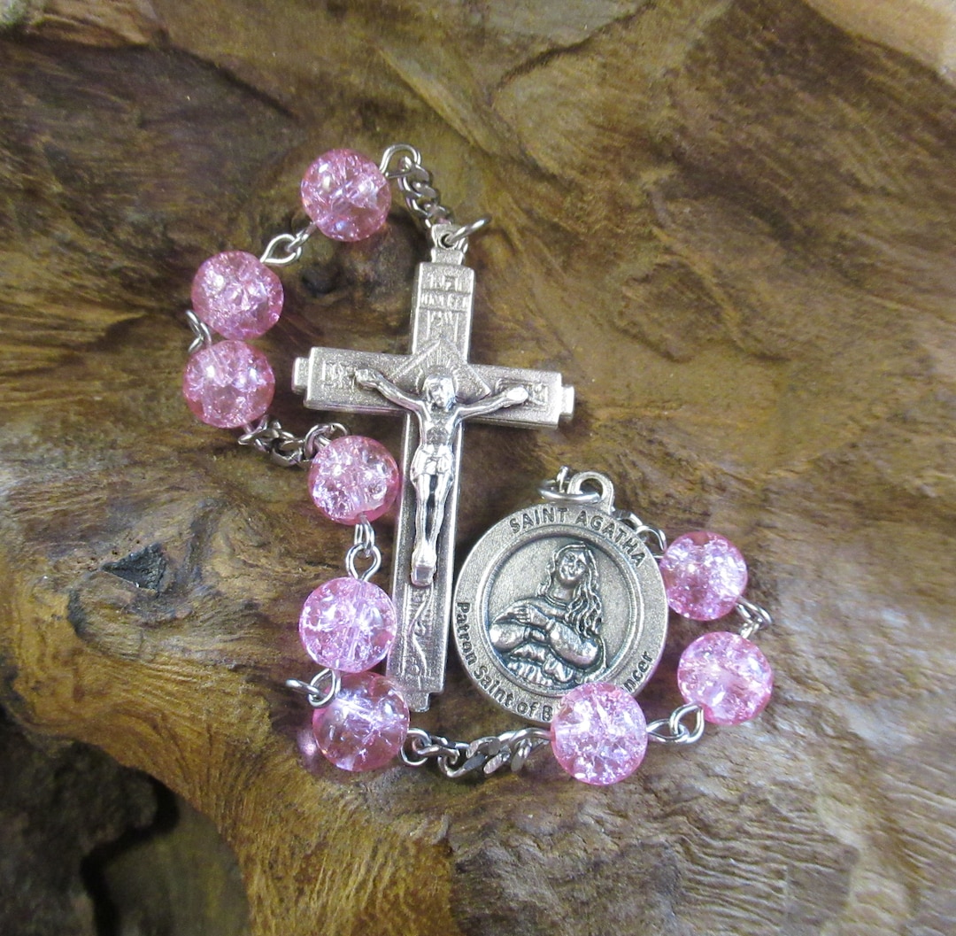 Saint Agatha of Sicily Chaplet, Novena Chaplet, Patron Saint of Breast