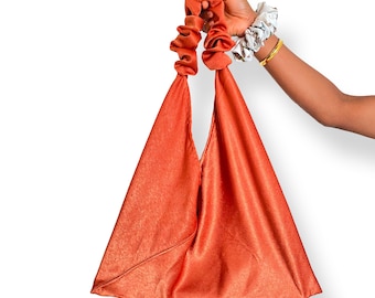 Ecofriendly Ruched Handle Origami Tote Bag