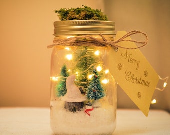 Christmas Mason jar lights, Lighted Mason Jars, Jar Light, Christmas gifts, Christmas Decor, mason jar lighting, Mason Jar Lamp, Fairy Jar,