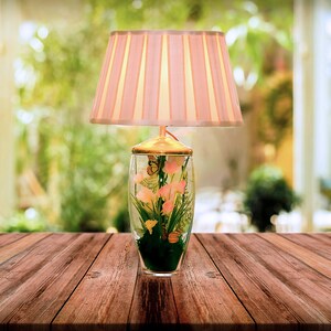 Vintage pleated sale lamp