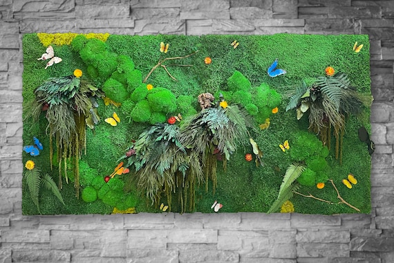 Preserved Moss Wall Art - Living Gift