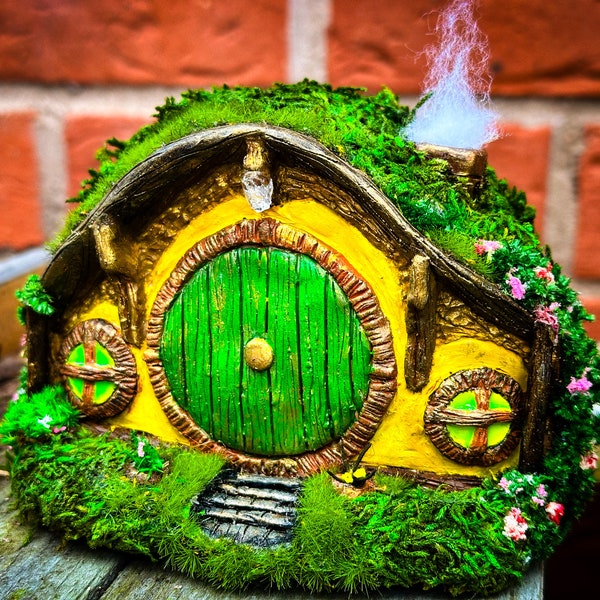 Hobbit Terrarium, Hobbit House, Hobbit Hole, Cadeaux de mariage personnalisés,Seigneur anneaux,Porte Hobbit,coin livre,Décoration intérieure