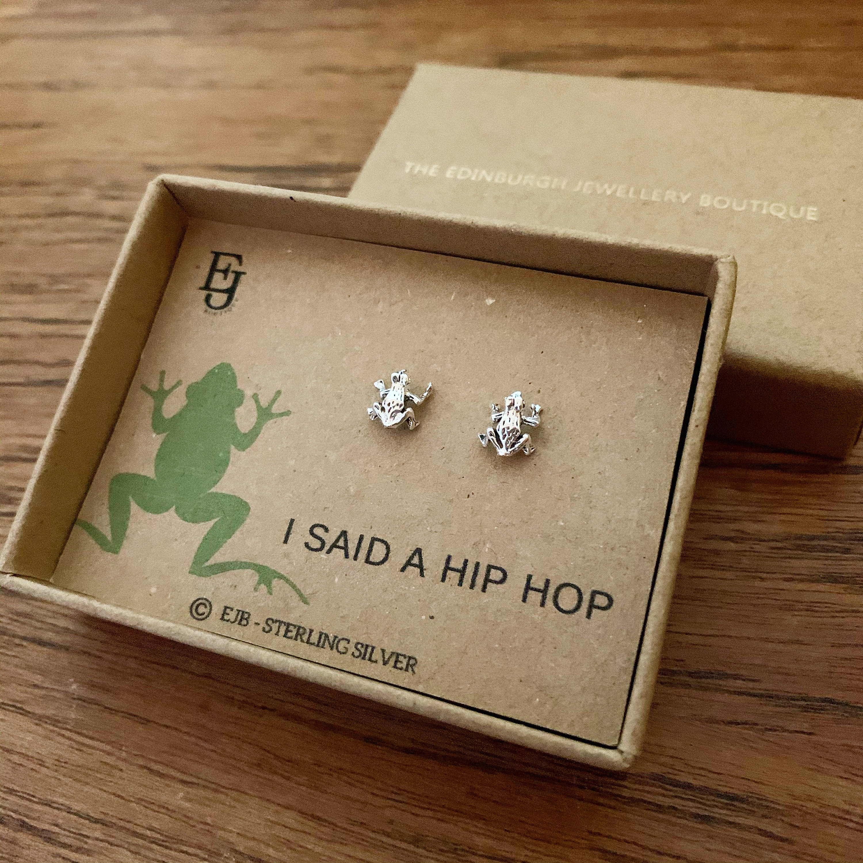 Frog stud best sale earrings