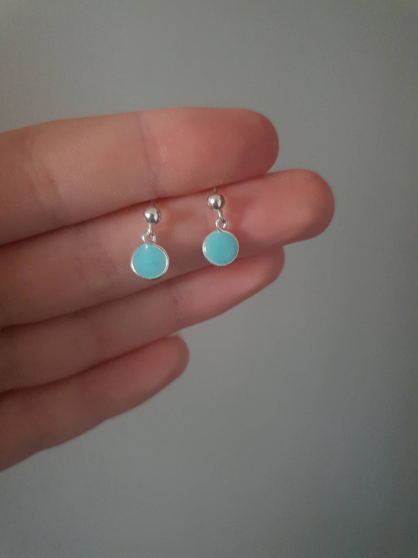 Earring Drop Arens Light Blue - Elk Accessories