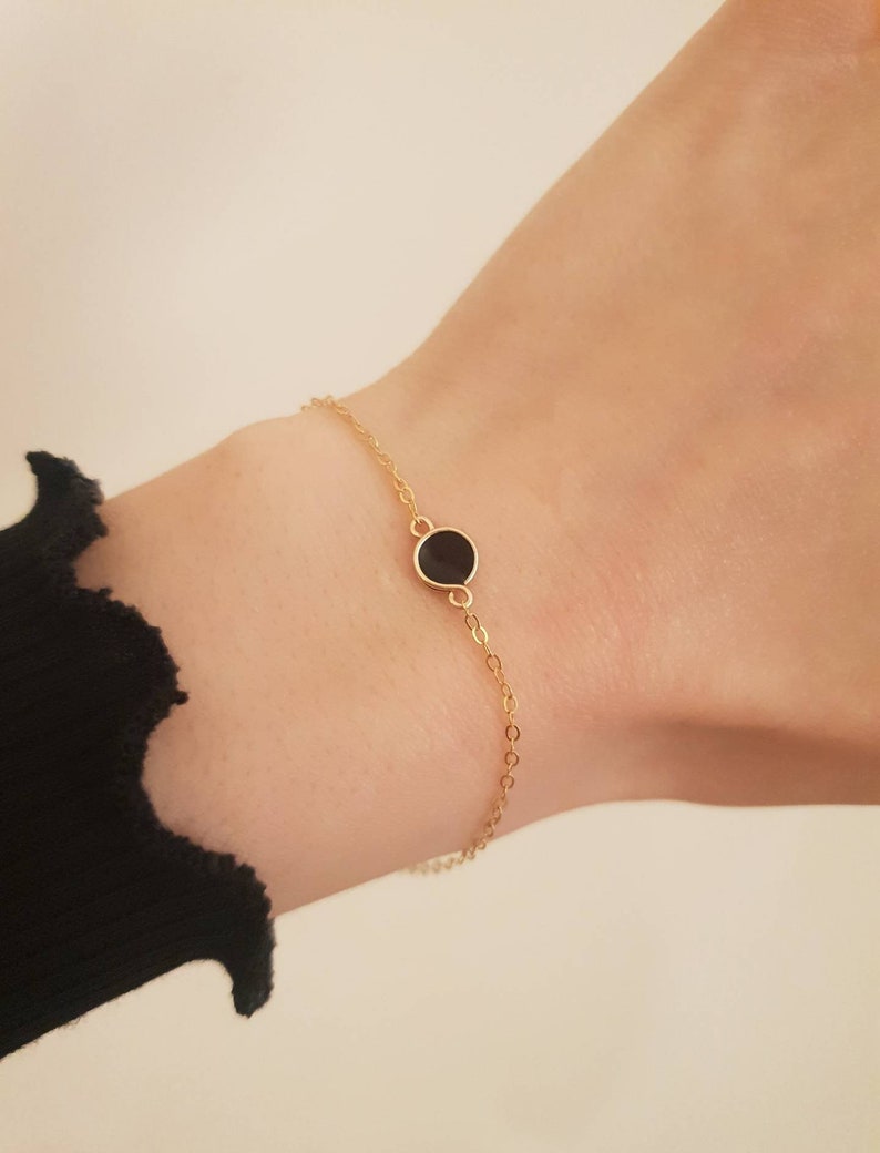 circle charm bracelet