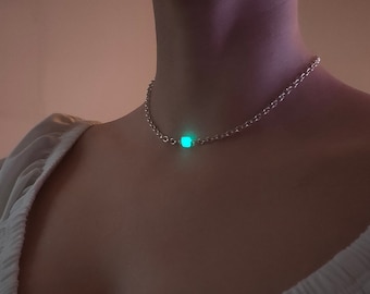 Stone of Elune Necklace - Turquoise Glow Necklace - Sterling Silver 925