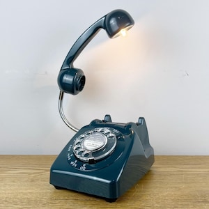 Lámpara de escritorio Mid Century Light, azul/verde. imagen 1