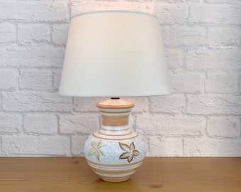 Pottery Lamp, Vintage Table Lamp, British Pottery, Ceramic Lamp, Vintage Pottery, Table Lamp, Vintage Decor, British Vintage, 1960s Decor