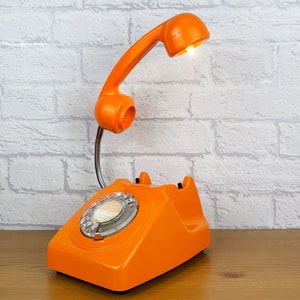 Orange Light, Orange Desk Lamp.