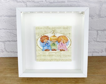 Light Up Frame Christmas Angels