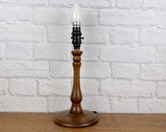 Vintage Wooden Lamp.