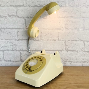 Nostalgic Retro Lamp, Rotary Dial Telephone Lamp.