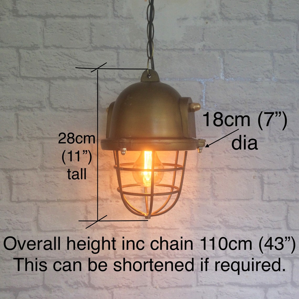 Deckenleuchte Retro Deckenleuchte Messing Deckenleuchte | Etsy