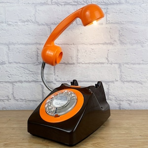 Office Lamp, Brown & Orange Desk Lamp,