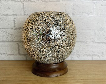 Cracked Glass Lamp - Etsy