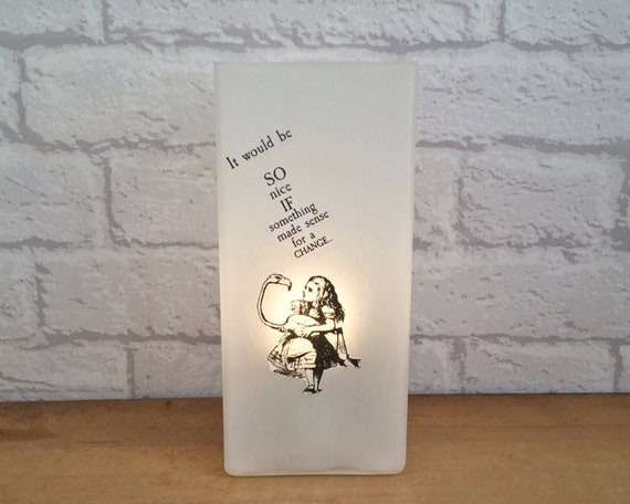 Alice In Wonderland Bedroom Alice In Wonderland Bedroom Lamp Bedroom Lighting Alice In Wonderland Decor Glass Lamp Table Lamp