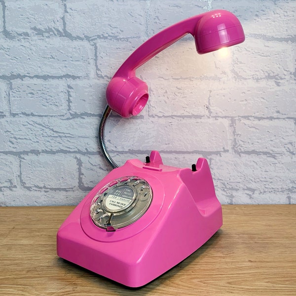 Hot Pink Desk Lamp, Perfect Girly Gift.