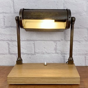 Industrial Desk Lamp, Bankers Lamp.