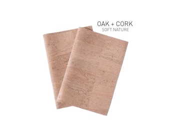 Cork fabric, cork, cork leather, vegan leather, natural cork, cork textile, cork from Portugal, vegan, cork by the meter, leather, sewing, DIY, soft natural