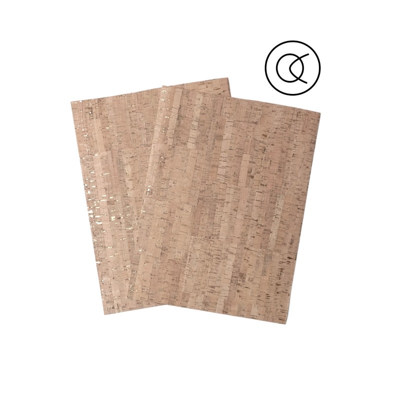 Cork fabric cork cork leather vegan leather natural cork Etsy