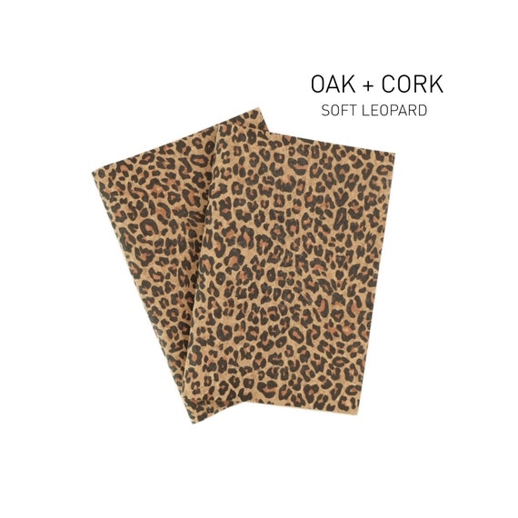 Kork Stoff, Korkstoff, Korkleder, Veganes Leder, Leder Alternative, Stoff, Korktextil, Textil Kork, Nachhaltig, Nähen, Gemustert, Leopard