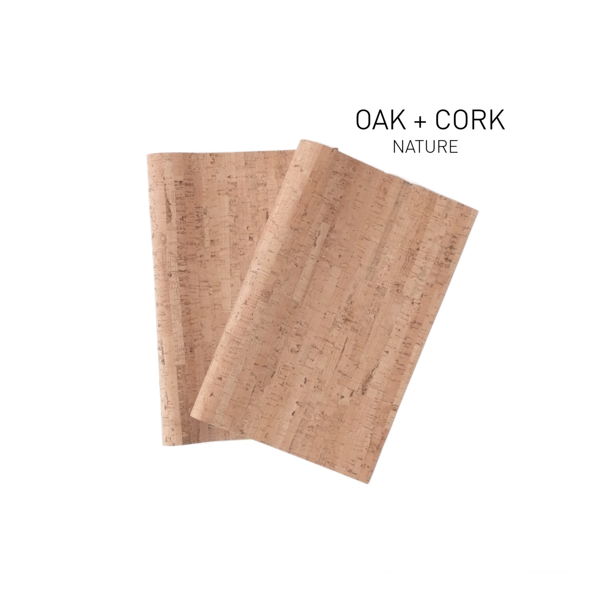 Real Vegan 100% Cork Fabric From Portugal With Cotton Flannel