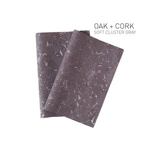 Cork fabric by the meter, cork, cork textile, cork leather, cork fabric, cork leather, cork fabric, by the meter, DIY, sewing with cork, sewing, cluster grey
