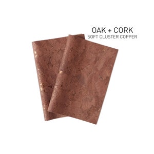Cork fabric by the meter, cork, cork textile, cork leather, cork fabric, cork leather, cork fabric, by the meter, DIY, sewing with cork, sewing, cluster copper