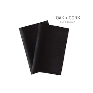 Cork leather, cork fabric, cork by the meter, cork for sewing, sewing with cork, black cork, black cork fabric, black, cork from Portugal, black