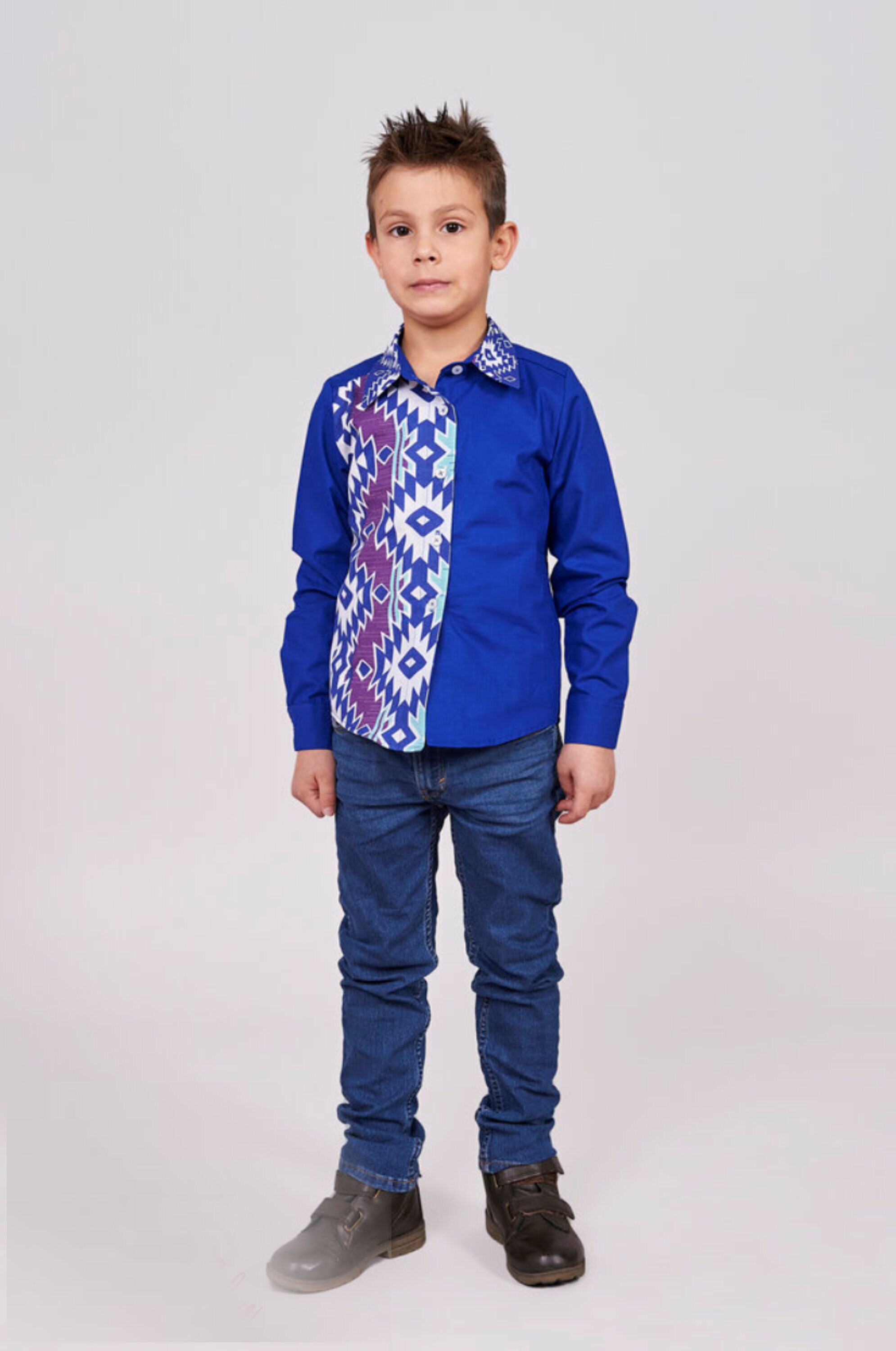 Bulgaarse traditionele shirts Kleding Unisex kinderkleding Kledingsets Folk shirt voor jongens Slavische shirts designer shirts, Ethno Shirts 