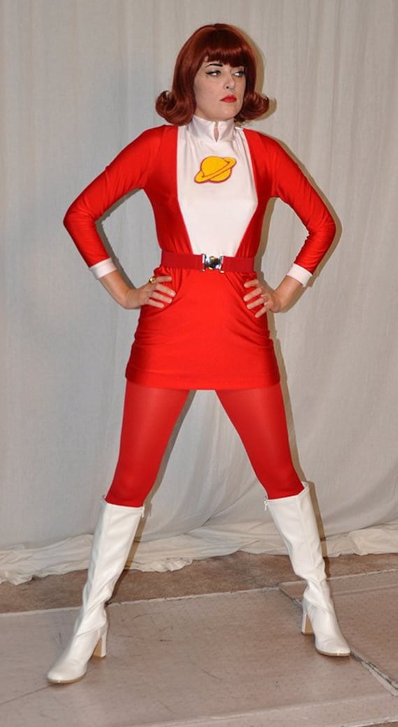 Saturn Girl Costume, Customized Saturn Girl Costume, Saturn Girl Cosplay  Costume, Cartoon Cosplay Costume - Etsy