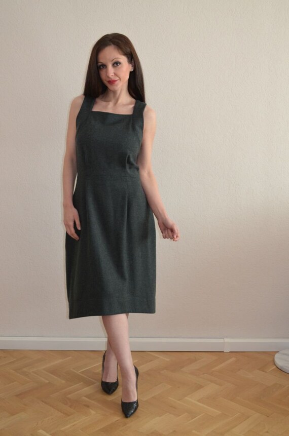 autumn pinafore dress
