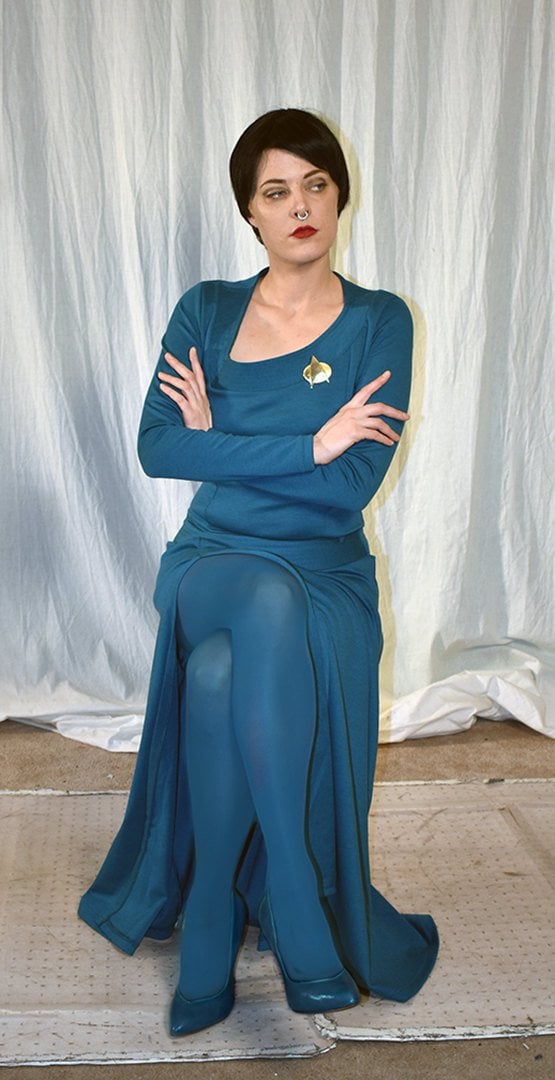Deanna Troi Slit Dress From Star Trek the Next Generation