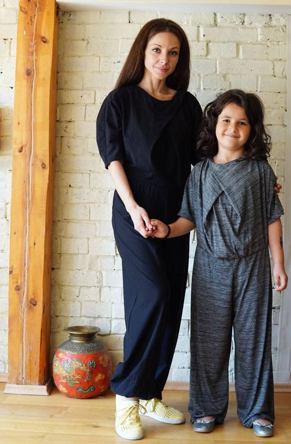 mother daughter matching jumpsuits