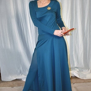 Deanna Troi Slit Dress From Star Trek: the Next Generation - Etsy