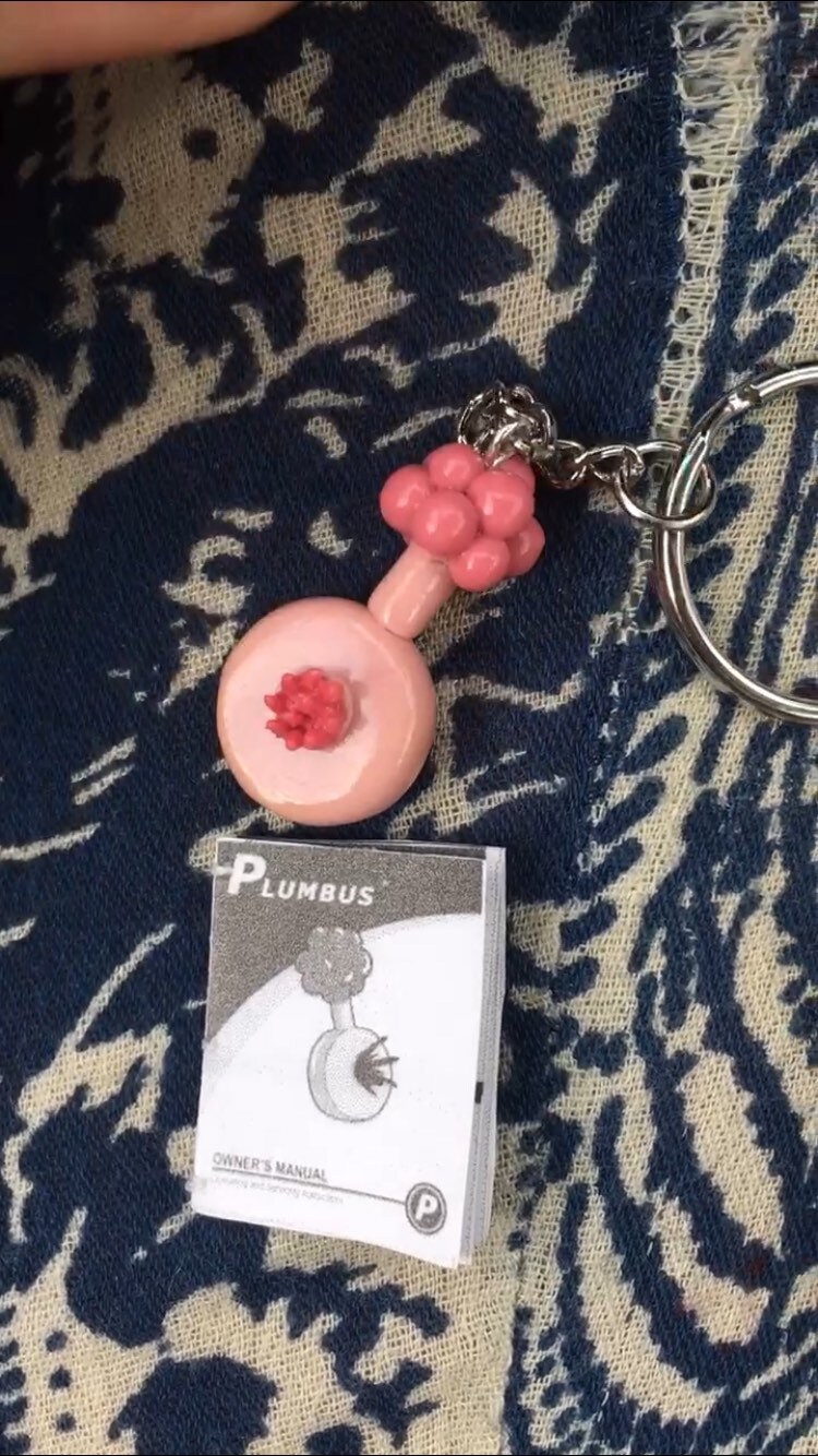 Plumbus - Rick and Morty Keychain or Charm With Manual - Etsy