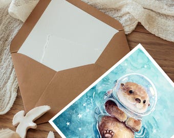 Ottermis II Art Print | North Post Club Snail Mail