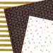 Pink and Gold Digital Paper Pack: Watercolor Flowers (12"x12") (digital ...