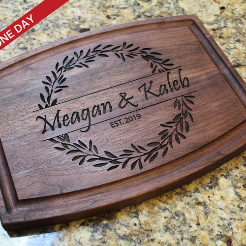 Personalized Cutting Board - Custom Cutting Board, Engraved Cutting Board, Wedding Gift, Housewarming Gift, Anniversary Gift