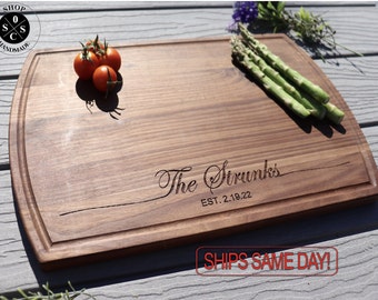 Board, Cutting Board, Wood Cutting Board, Wedding Present, Personalized Cutting Board, Wedding Gift, Custom Board, Cheese Board