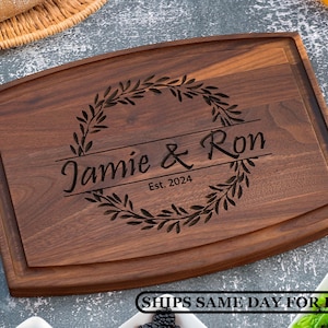 Personalized Cutting Board - Custom Cutting Board, Engraved Cutting Board, Wedding Gift, Housewarming Gift, Anniversary Gifts
