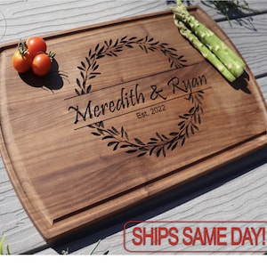 Personalized Cutting Board - Custom Cutting Board, Engraved Cutting Board, Wedding Gift, Housewarming Gift, Anniversary Gift 5