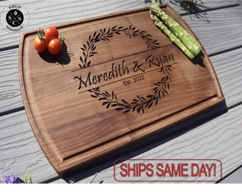 Personalized Cutting Board - Custom Cutting Board, Engraved Cutting Board, Wedding Gift, Housewarming Gift, Anniversary Gift 5