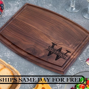 Personalized Cutting Board - Engraved Cutting Board, Custom Cutting Board, Wedding Gift, Housewarming Gift