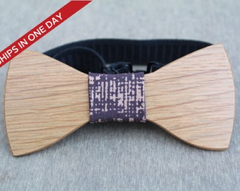 Brown bow tie for man, Bow tie, Wooden Bow tie, Boy Bow tie