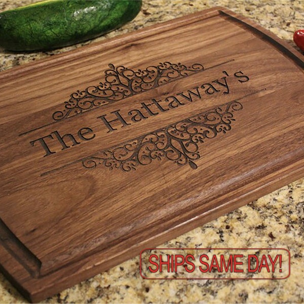 Personalized Cutting Board - Engraved Cutting Board, Custom Cutting Board, Wedding Gift, Closing Gift. Housewarming Gift, Anniversary 20