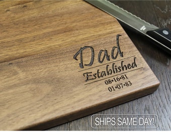 Personalized Cutting Board - Engraved Cutting Board, Father's Day, Gift for Him, Closing Gift. Housewarming Gift, Anniversary Gift